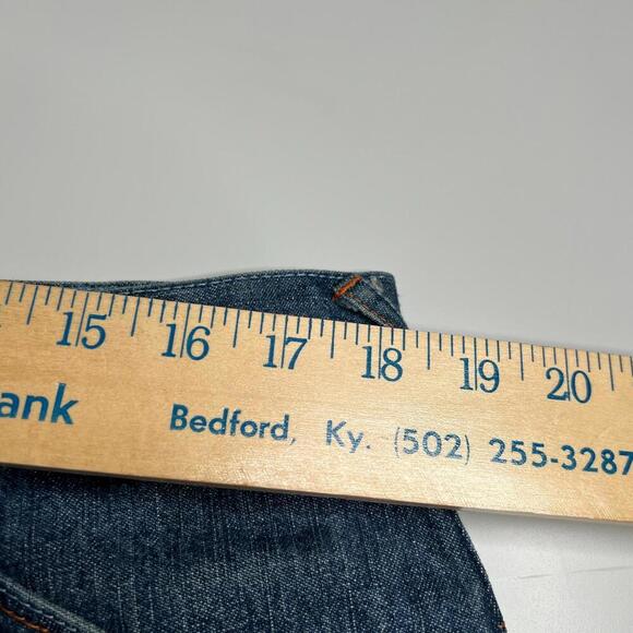 Platinum FUBU Fat Albert Jeans W36 L32 Denim Embroidered Junkyard Hip Hop Y2K - Picture 4 of 15